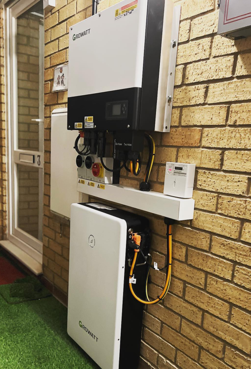 Growatt battery storage equipment